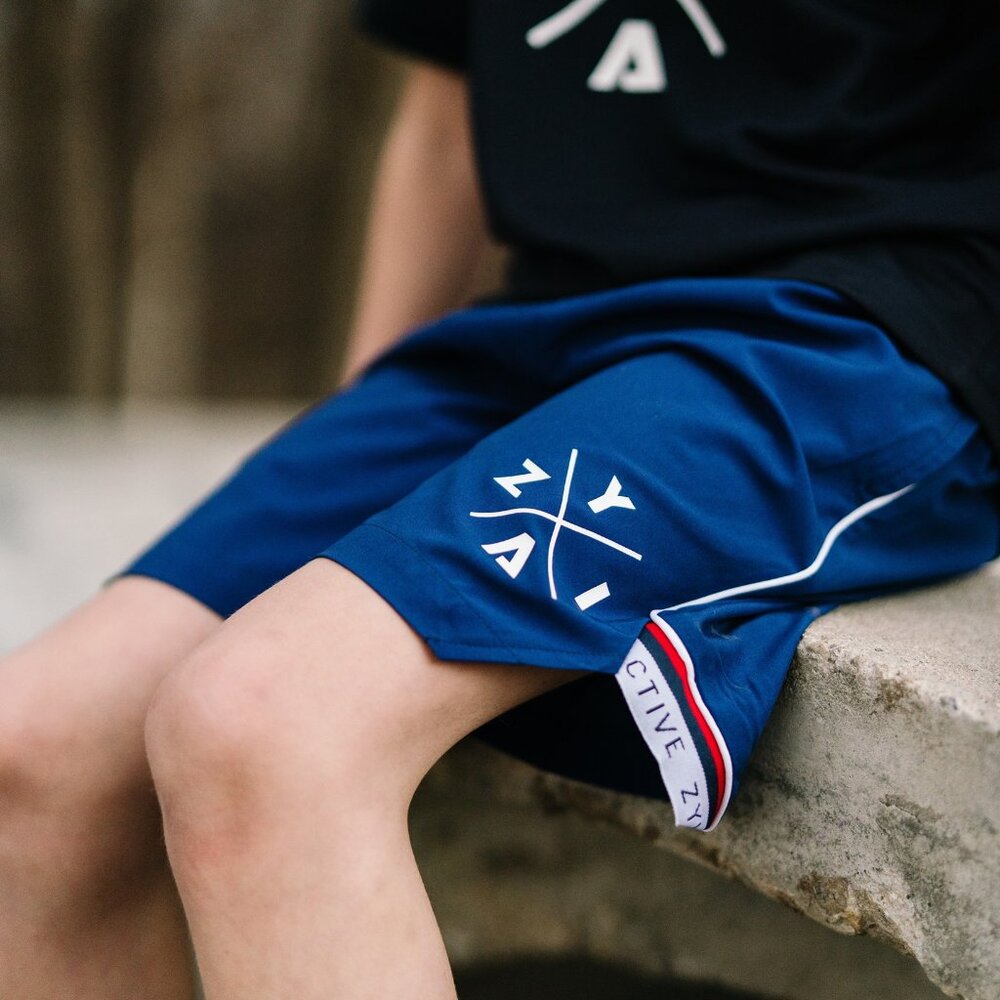 Boy's Navy Zyia X-Shorts